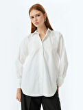 Oversize Gömlek Uzun Kollu Pamuklu