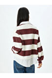 Koton Kadın / Kız Bordo Sweatshırt (Model Kodu: 5Wal10446Ik4S6 )