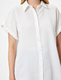 Kısa Kollu Gömlek Klasik Yaka