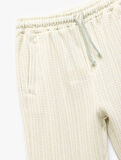 Beli Bağcıklı Cep Detaylı Örme Şort