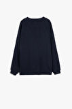 Koton Erkek Çocuk Fermuarlı Sweatshirt V Yaka Uzun Kollu