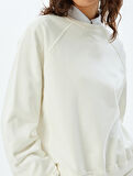 Basic Sweatshirt Bisiklet Yaka Uzun Kollu
