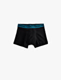 3'lü Boxer Seti Slogan Baskılı Pamuklu