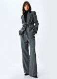 Koton Slim Fit Koyu Antrasit Kadın Ceket 5WAK50099UW048