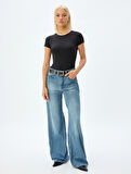 Basic Body Kısa Kollu Bisiklet Yaka Slim Fit