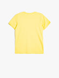Basic Tişört Kısa Kollu Bisiklet Yaka Pamuklu
