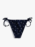 İpli Bikini Altı Şal Desenli Astarlı