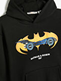 Batman Kapşonlu Sweatshirt Lisanslı Uzun Kollu