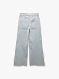 Cep detaylı Pamuklu Denim Pantolon