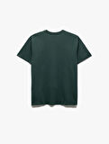 Pamuklu Kısa Kollu Bisiklet Yaka Basic Erkek Slim Fit Tişört