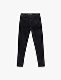 Pamuklu Normal Bel Düğmeli Skinny Fit Jean Pantolon - Michael Jean