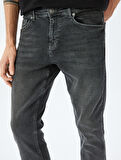 Slim Fit Kot Pantolon - Brad Jean