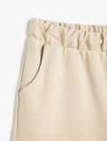 Basic Beli Bağcıklı Cepli Şort