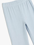 Beli Lastikli Basic İspanyol Paça Pantolon