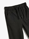 Jogger Pantolon Beli Bağlamalı Cepli
