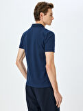 Slim Fit Kısa Kollu Pamuklu Polo Yaka Tişört