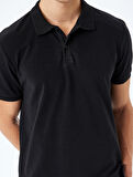 Slim Fit Kısa Kollu Pamuklu Polo Yaka Tişört