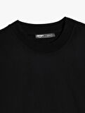 Bisiklet Yaka Pamuklu Kısa Kollu Basic Slim Fit Tişört