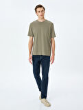 Normal Bel Cepli Slim Fit Kot Pantolon - Brad Jean