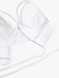 Arkası Çapraz Askılı Bağlama Detaylı Bralet Bikini Üstü