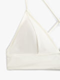 Bağlama Detaylı Arkası Çapraz Askılı Bralet Bikini Üstü
