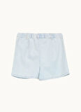 Koton Orta Bel Normal Açık İndigo Kadın Şort 5SAL40006MD