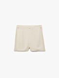 Regular Fit Astarlı Viskon Keten Karışımlı Cepli Mini Şort
