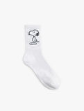 Snoopy Lisanslı Nakışlı Çorap