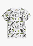 Koton Beyaz Erkek Çocuk T-Shirt