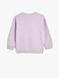 Mickey Mouse ve Daisy Duck Sweatshirt Lisanslı Uzun Kollu Bisiklet Yaka Şardonlu