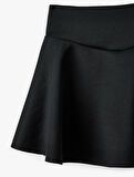 Yüksek Bel Slim Fit Şortlu Tenis Eteği