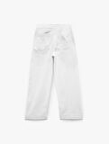 Yüksek Bel Rahat Kalıp Cepli Kısa Denim Pantolon  -  Culotte Jeans
