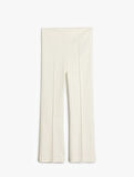 Standart Bel Slim Fit Nervürlü İspanyol Paça Pantolon