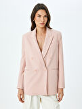 Kruvaze Oversize Blazer Ceket