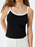 Basic Atlet Fitilli Kolsuz Biyeli Slim Fit