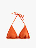 Astarlı İpli Üçgen Bikini Üstü
