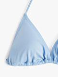 Astarlı İpli Üçgen Bikini Üstü
