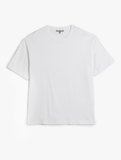 Kısa Kollu Pamuklu Bisiklet Yaka Basic Oversize Tişört