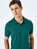 Slim Fit Kısa Kollu Pamuklu Polo Yaka Tişört