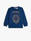 Harry Potter Sweatshirt Lisanslı Uzun Kollu Bisiklet Yaka 