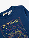 Harry Potter Sweatshirt Lisanslı Uzun Kollu Bisiklet Yaka 