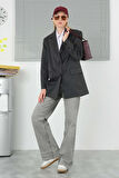 Klasik Blazer Ceket Antrasit