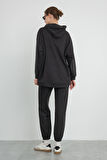 Kapüşonlu Sweatshirt Antrasit