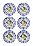 The Mia Odore Di Limone Pasta Tabağı 6lı Set 19 cm ODL0001