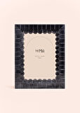 The Mia Wavy Fotoğraf Çerçevesi Siyah 18x23 cm