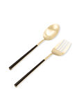 The Mia Bianco Salata Servis Takımı Gold 2 Parça CKB0248