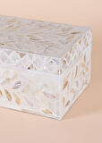 The Mia Dikdörtgen Kutu Sedef 25X16X12 Cm TLC0071