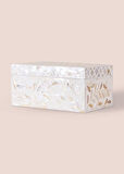 The Mia Dikdörtgen Kutu Sedef 25X16X12 Cm TLC0071