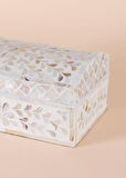 The Mia Dikdörtgen Kutu Sedef 25X15X12 Cm TLC0077