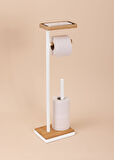 The Mia Tepsili Tuvalet Kağıdı Standı Beyaz GLV0757